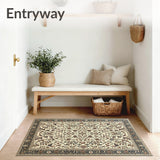 Hand Woven Round Placemat Area Natural Jute Fiber Dinner Table Pad(Beige)