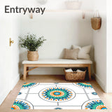 Sunburst Medallion Interlocking Radiant Array (Blue) - ODIKA