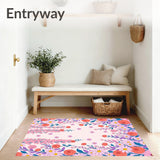 Enchanted Wildflower Meadow with Cascading Blossom Vines(Pink)