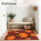 Autumnal Equinox Semicircular Entry Displaying Illuminated Squash(Orange)