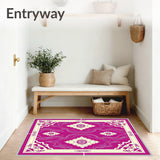 Luxurious Wavy Medallion Vintage Charm (Pink)