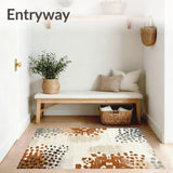 Bonhill Jungle Cat Spot Tan Terracotta Brown Beige Ivory(Beige)