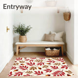 Enchanted Winter Woodland Tapestry Elegant(Red)