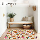 Gingerbread Village Whimsical Holiday Charming Cottage Scene(Brown)