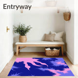 Abstract Watercolor Brushstroke with Modern Artistic Splashes(Pink)