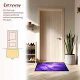 Night Sky Tapestry Style(Purple)