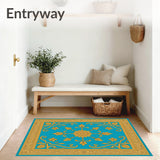 Floral Medallion Vintage Heritage Collection(Blue)