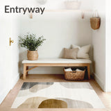 Kitchen Mats for Floor with Rubber Backing Beige Grey(Beige)