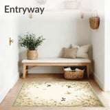 Enchanted Garden Edge Floor with Motif(Beige)