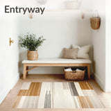 Cozy Living Area Collection Beige & Brown Tonal Design(Beige)