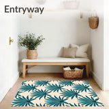 Exotic Palm Herringbone Display(Ivory)