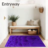 Luxurious Plush Shag Velvet Textured Touch Accent(Purple)