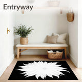 Dreamy Cumulus Shaped Decorative Accent Plush Faux Sheepskin(Black)