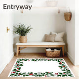 Holiday with Holly Leaf Accents(Green)