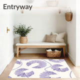 Abstract Brushstroke Watercolor Splash Contemporary Design(Purple)