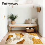 Golden Harvest Collection Area Beige Brown Abstract(Beige)