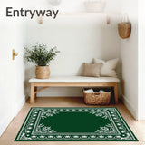 Festive Pine Welcome Snowflake Holiday Entry Decoration(Green)