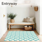 Transitional Lattice Modern Contemporary Interlocking (Blue) - ODIKA