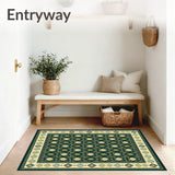 Elegant Courtyard Collection Accent with Verdant Garden Lattice(Green)