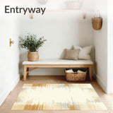 Elegant Mid Century Modern Area Featuring Beige and Ivory Ombre Design(Beige)