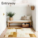 Abstract Earthy Geo Area for Indoor or Spaces(Beige)