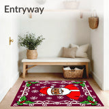 Merry Diverse Representation Yuletide Decorative Surface(Red)