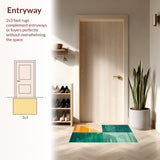 Abstract Gradient Floor(Green)