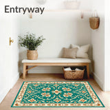 Botanical Featuring Lattice Florals and Flowing Tendrils (Beige) - ODIKA