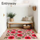 Enchanted Botanical Vintage Throw(Pink)