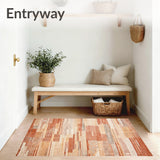 Hand Woven Area Terracotta & Beige(Orange)