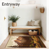 Rustic Wilderness Hearth Protection(Brown)