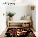 Enchanted Bell Bouquet with Festive Fir and Sparkling Berry Details(Black)