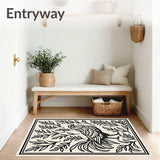 Vintage Farmyard Rooster Accent(Black)