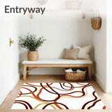 Abstract Ripple Design Featuring Fluid Movement and Shapes(Brown)