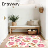 Autumn Harvest Cloud With Pastel Pumpkin Festival Motif(Pink)