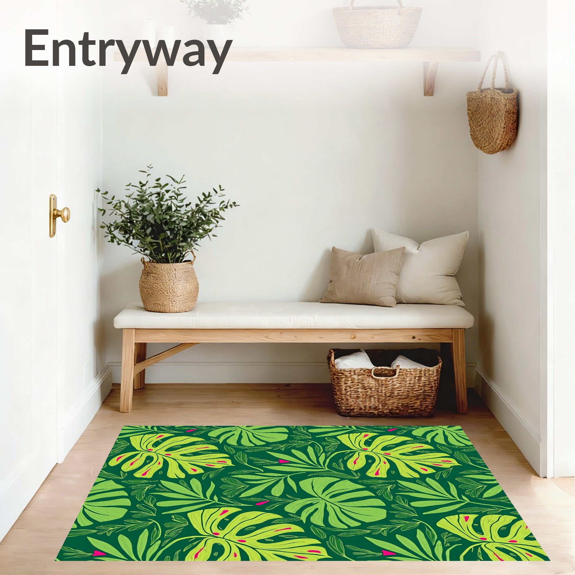 Exotic Rainforest Leaf Flourish Botanical (Green) - ODIKA