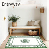 Damask Floral with Sophisticated European Styling (Green)