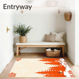 Enchanted Snowy Forest Magical Seasonal Pathway(Orange)