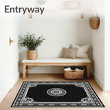 Heirloom Symmetrical Interlacing Foyer(Black)