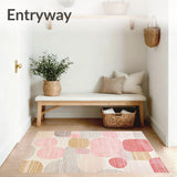 Chic Dalmatian Inspired Gentle Pink Geometric Spot(Pink)