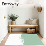 Serene Landscape Horizon Brushstroke Elegant (White)