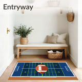 Gridiron Field Central Football Yard Line(Blue)