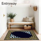 Art Nouveau Inspired Garden with Curved Leafy (Gold)