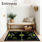 Professional Layout Floor with Penalty Box Graphics(Black)