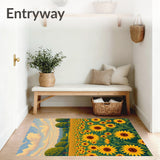 Countryside Floral Meadow Harvest Decorative Accent(Yellow)