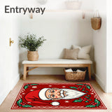 North Pole Magical Yuletide Entryway Welcome Decoration(Red)