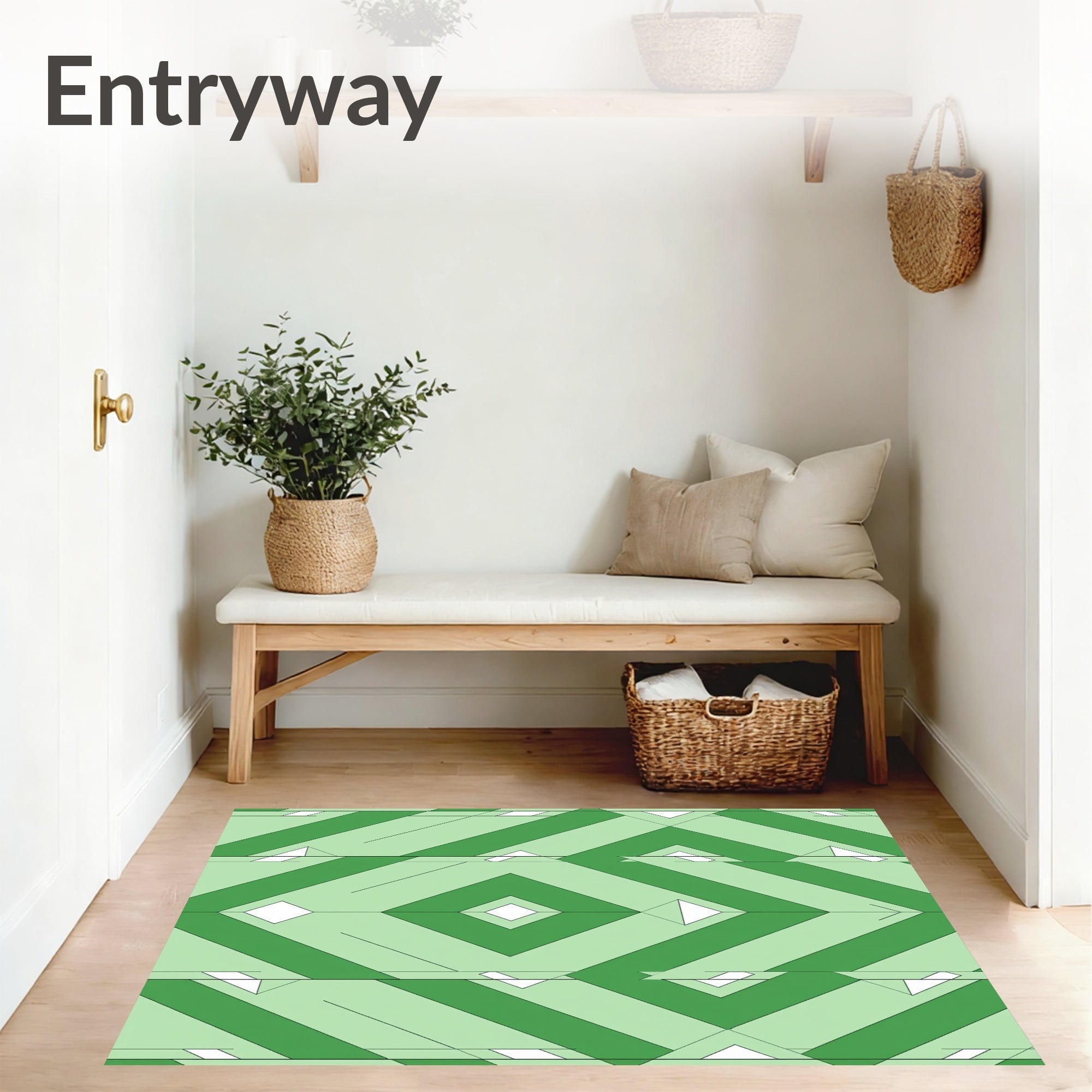 Minimalist Gradient With Overlapping (Green) - ODIKA