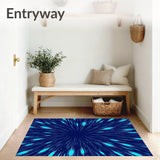 Abstract Brushstroke Artistic Splash (Blue)