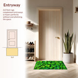 Contemporary Green Floral Arrangement(Green)