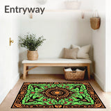 Macabre Fantasy Pumpkin Queen Dancing Swirl(Green)